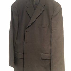 Brooks Brothers Classic 3-button Black Mens Suit 50L/42